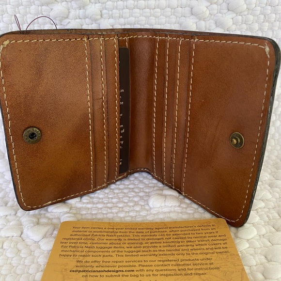 Patricia Nash Map Print Rivalta c/b & Canelli Coin Wallet Set. NWT - Picture 12 of 12